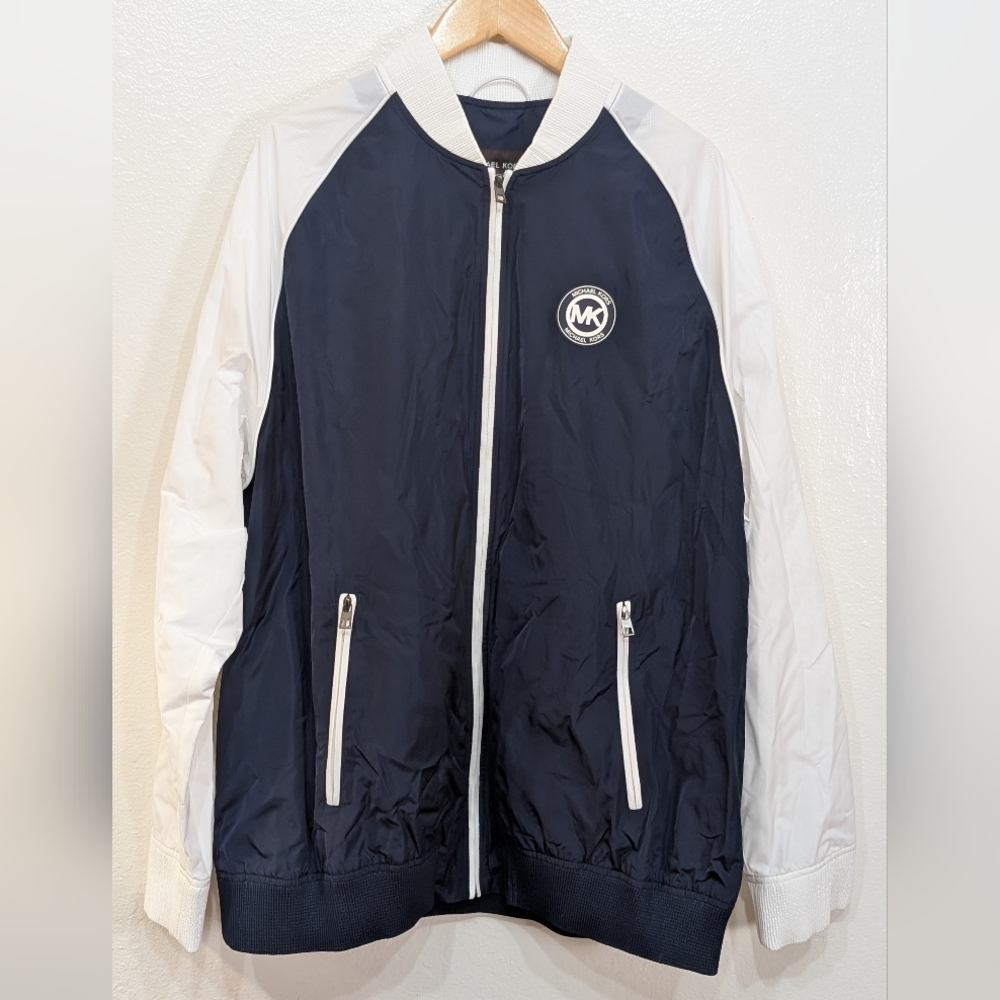Michael Kors Men's Navy and White Jacket